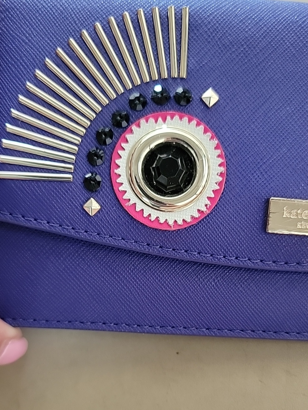 kate spade New York Warm And Fuzzy Monster Liana Wallet - Picture 5 of 11